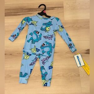 NWT Disney Monsters Inc. Pajama Set
